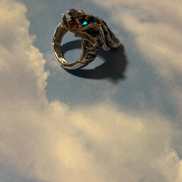 Unique silver ring Statement ring - Picture 8 of 8